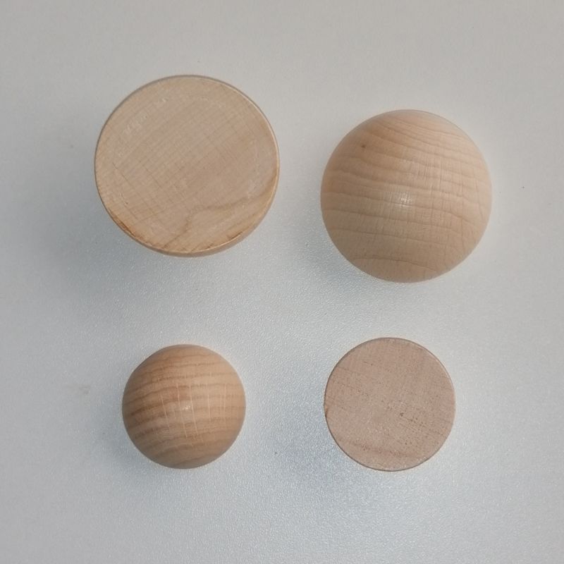 Demi Sphere en Bois